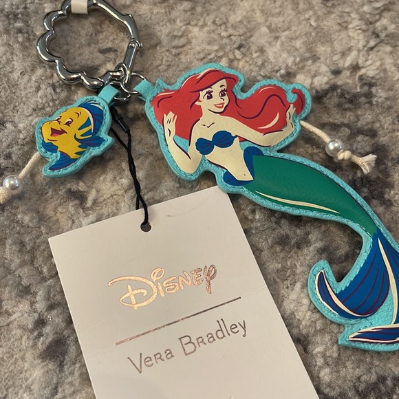 Vera Bradley Accessories - Vera Bradley Disney Ariel Keychain
